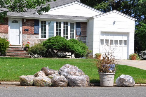 Residential house clearance in progress